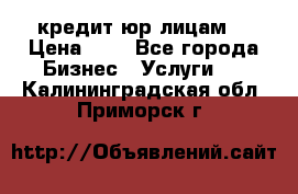 кредит юр лицам  › Цена ­ 0 - Все города Бизнес » Услуги   . Калининградская обл.,Приморск г.